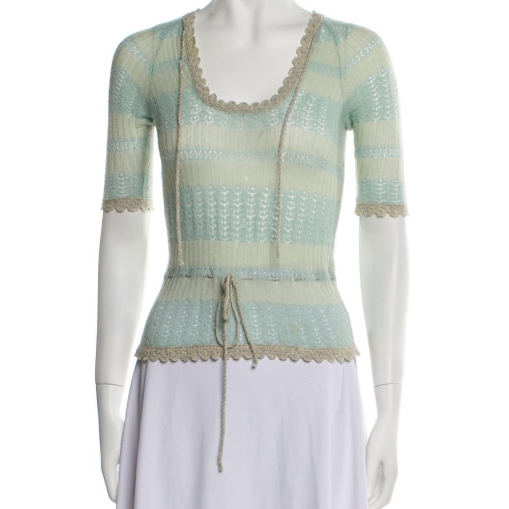 Louis Vuitton Light Blue Cashmere Knit